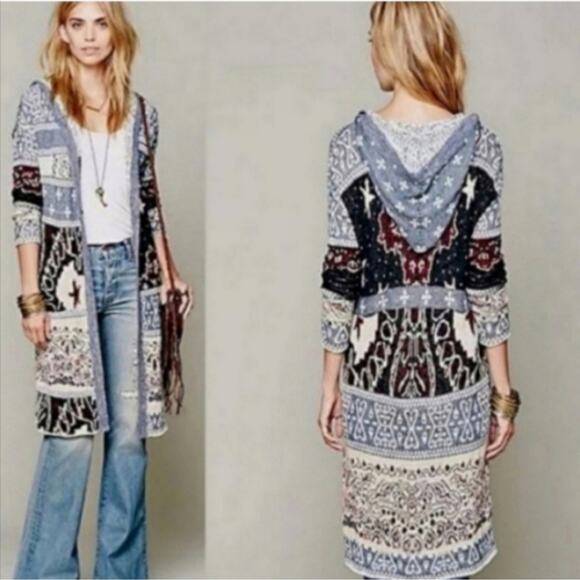 Free People Americana Cardigan Sweater - Picture 3 of 3